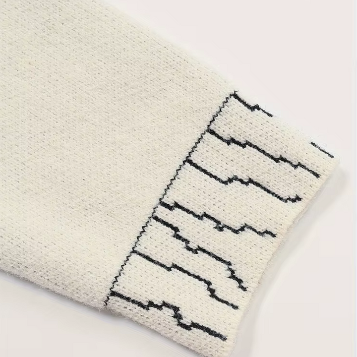 Y2K Contrast Stitch Cardigan