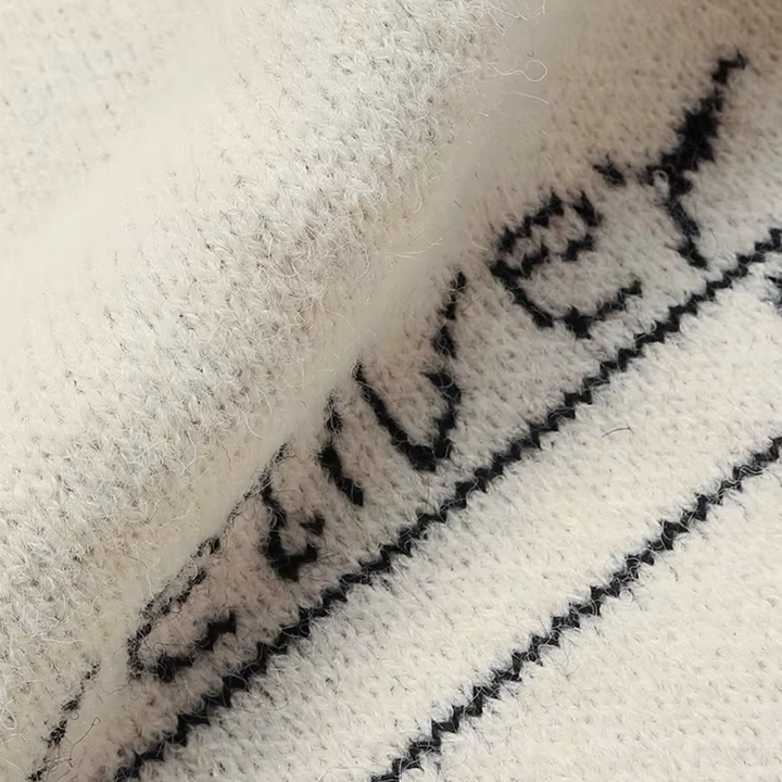 Y2K Contrast Stitch Cardigan