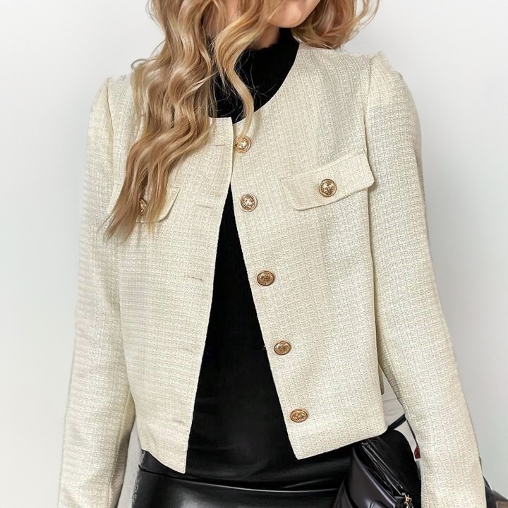Claudia Boxy Tweed Jacket