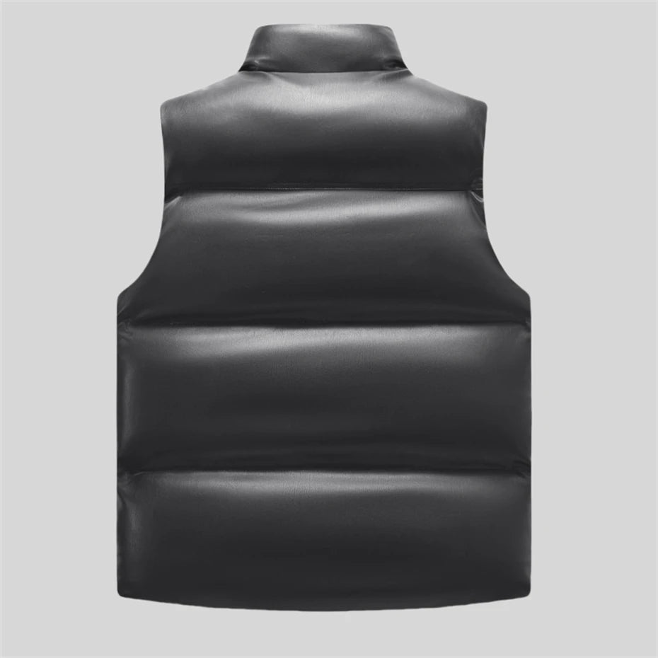Bronx Brushed Leather Vest