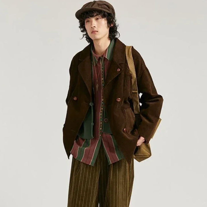 Yukio Retro Corduroy Blazer