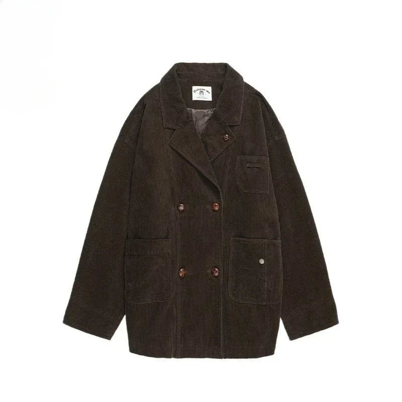 Yukio Retro Corduroy Blazer