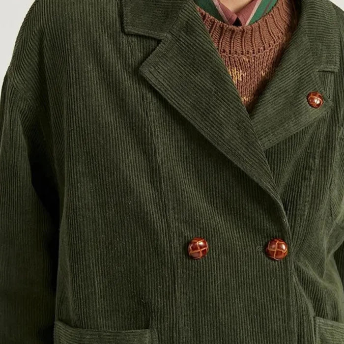 Yukio Retro Corduroy Blazer