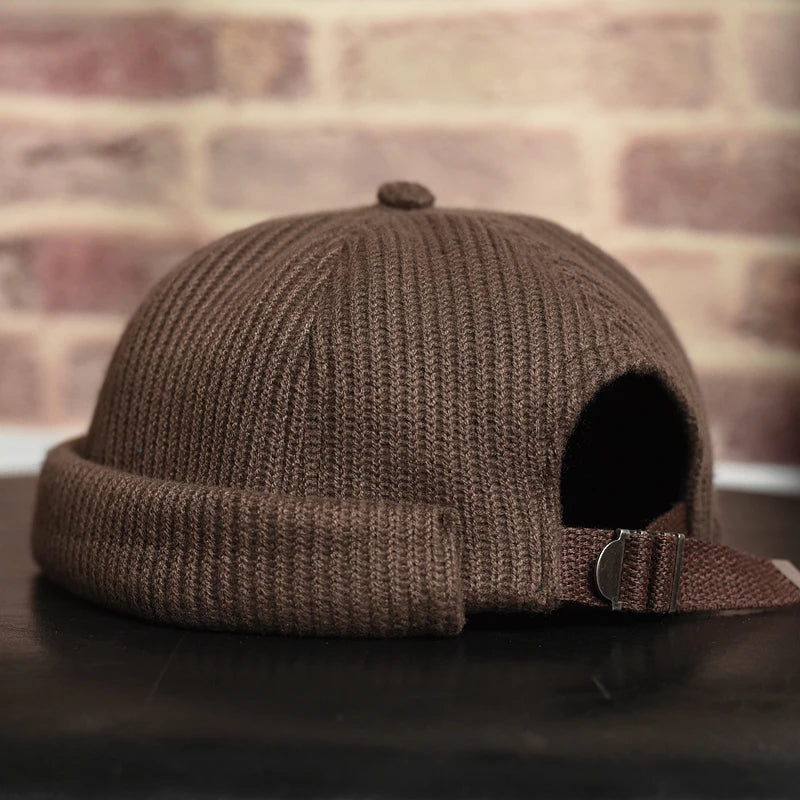 Retro Biker Brimless Winter Hat