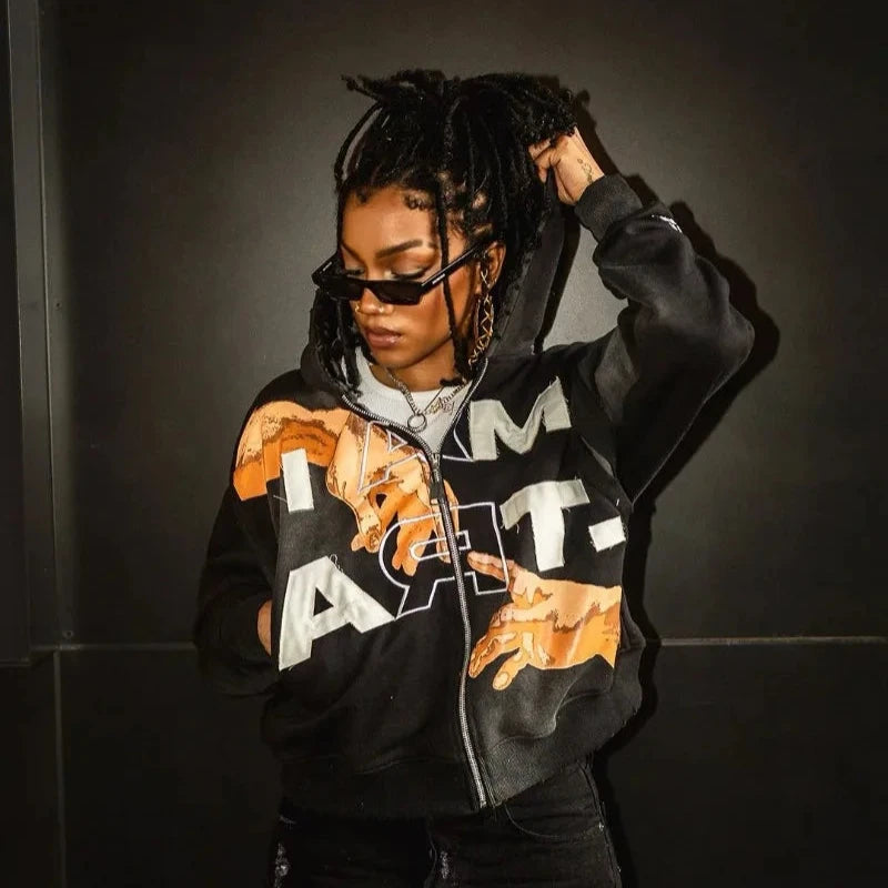 I AM AЯT Graphic Hoodie