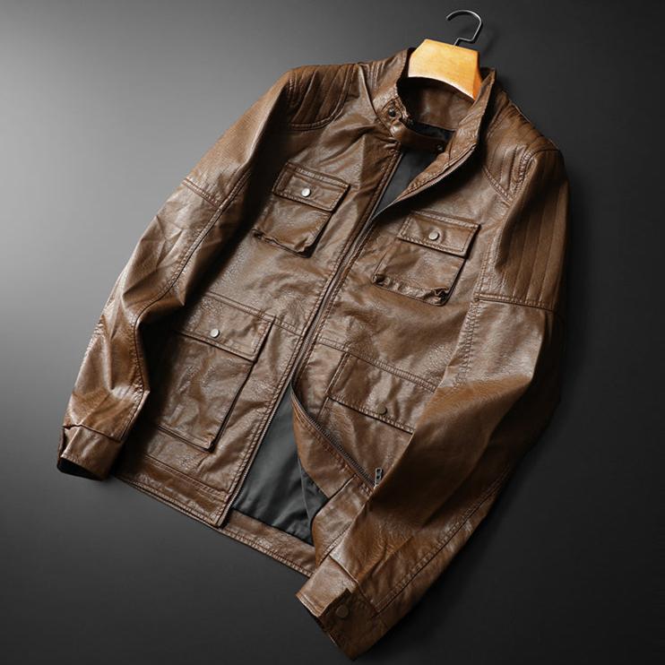 All American - Vintage Leather Moto Jacket