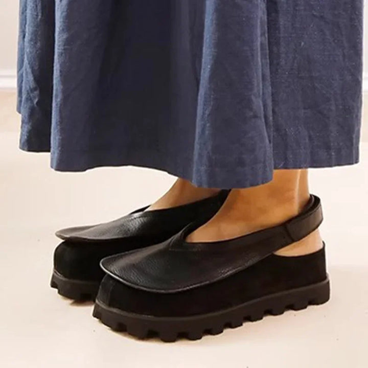 Visionary Leather Slingbacks