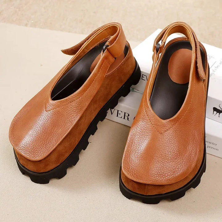 Visionary Leather Slingbacks