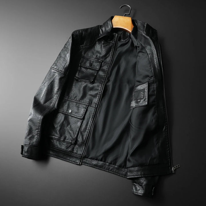 All American - Vintage Leather Moto Jacket