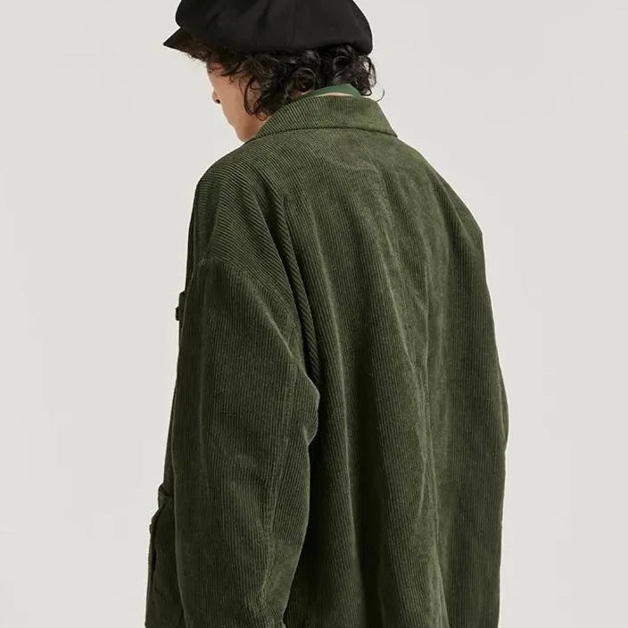 Yukio Retro Corduroy Blazer