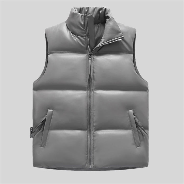Bronx Brushed Leather Vest