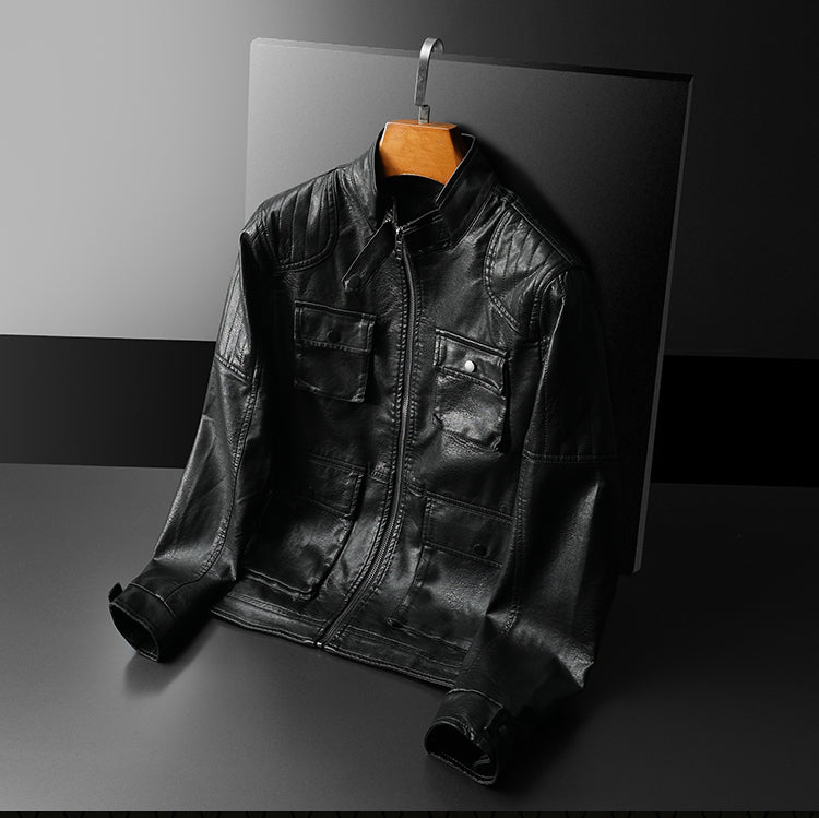All American - Vintage Leather Moto Jacket