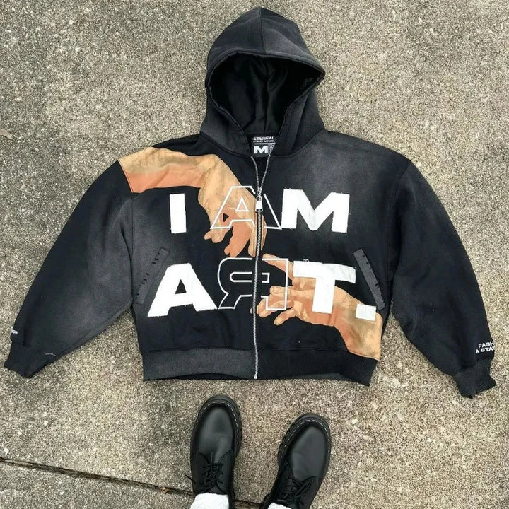 I AM AЯT Graphic Hoodie